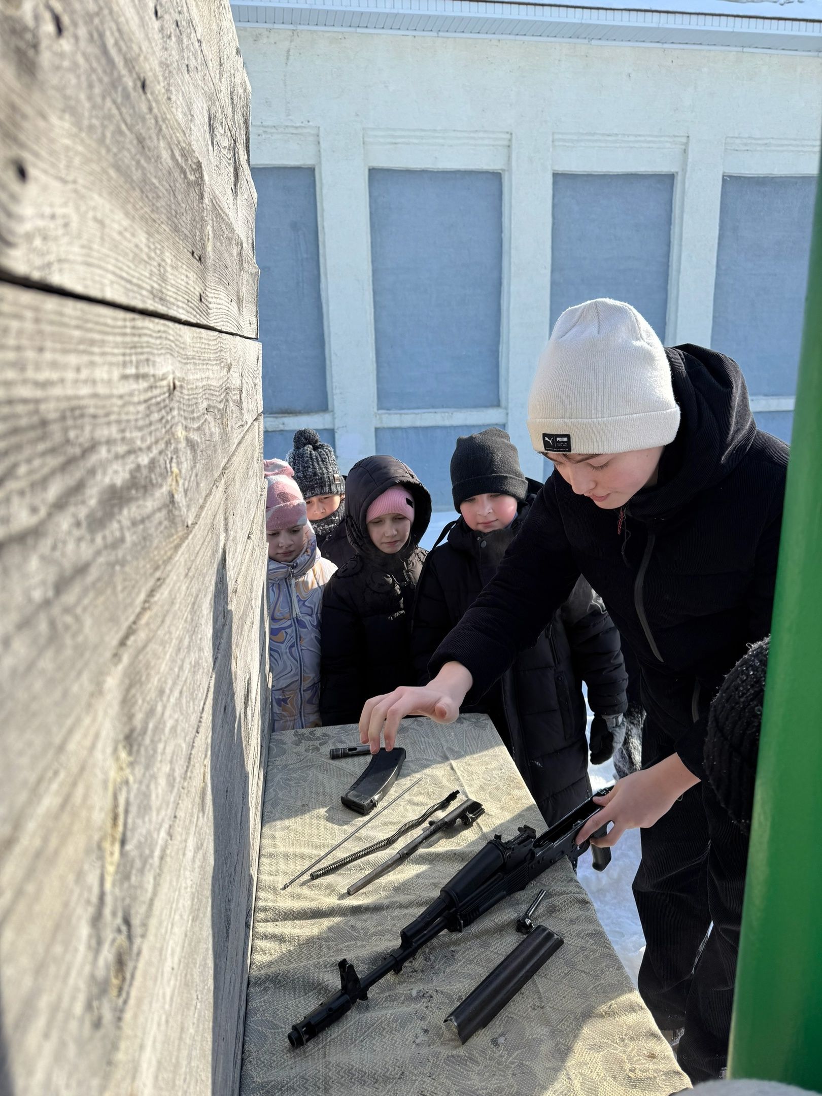 Әгерҗенең икенче мәктәбендә “Аҗаган” хәрби-спорт уены узды