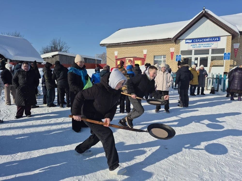 В Пелемеше весело проводили Масленицу и сыграли в «Зарницу»
