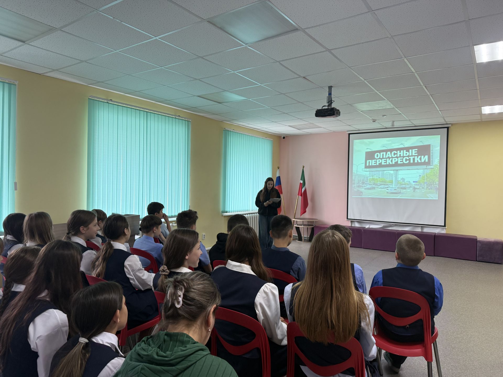 В Агрызе для школьников провели квест по профилактике дорожно-транспортного травматизма