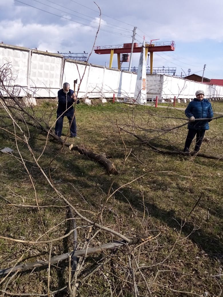 Активисты ТОС “Кировское" Агрыза с большой подготовкой встречают праздник Победы