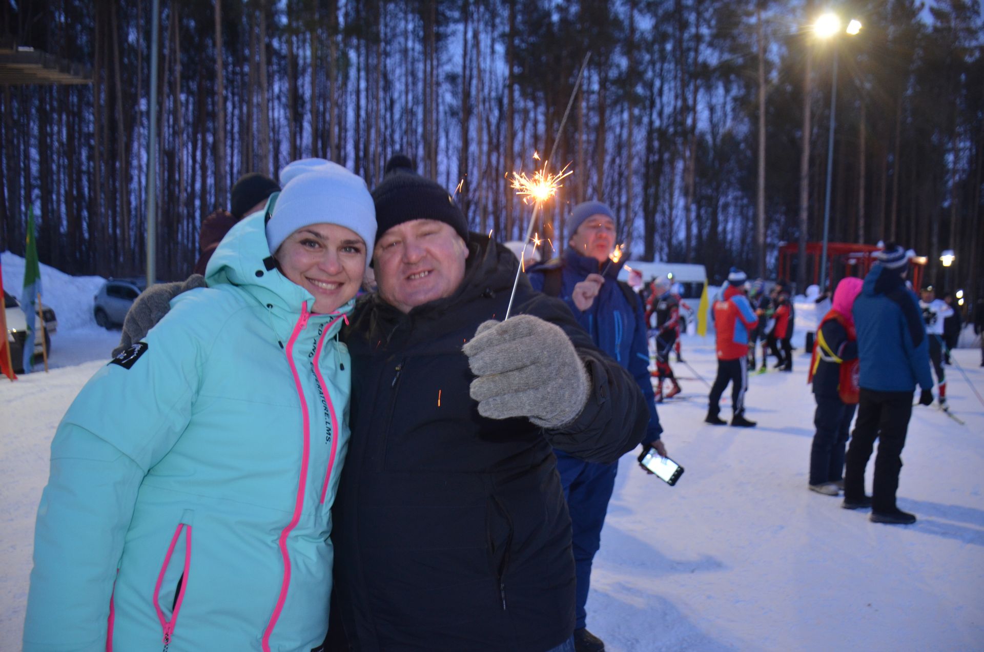 Вечерние лыжные гонки посвященные 40-летию компании «Елабужские электрические сети»