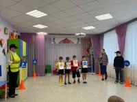 Юные артисты из Терси показали, как правильно вести себя на дороге