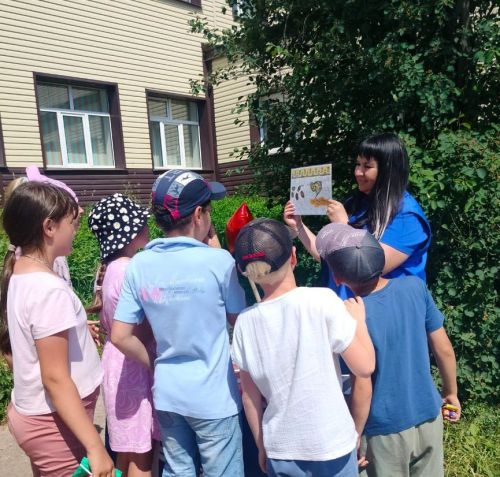 В пришкольном лагере гимназии №1 прошел Сабантуй по правилам дорожного движения