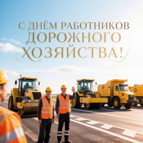 С Днём работников дорожного хозяйства!