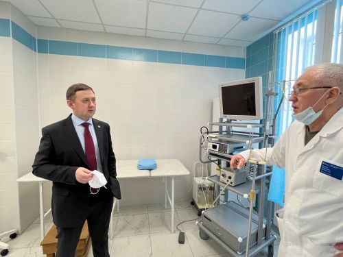 Ленар Нургаянов с рабочим визитом посетил поликлинику