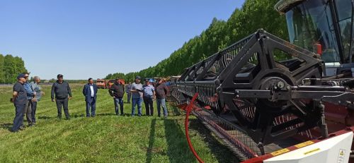 В Агрызском районе состоялась проверка готовности техники к заготовке кормов