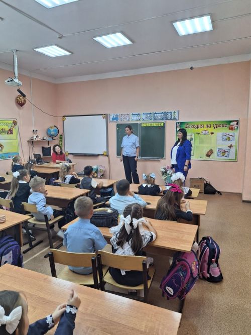 Учащиеся гимназии повторили правила ПДД