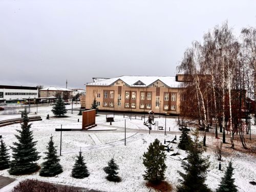 В Агрызе первого ноября выпал первый снег