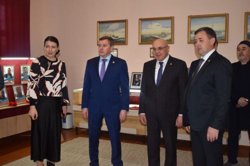 Министр сельского хозяйства и продовольствия РТ Марат ЗЯББАРОВ посетил восстановленный дом купца первой гильдии Мухаметджана хаджи Ахмеджанова