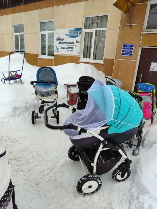 Когда в детской поликлинике появится «парковочное» место для колясок?