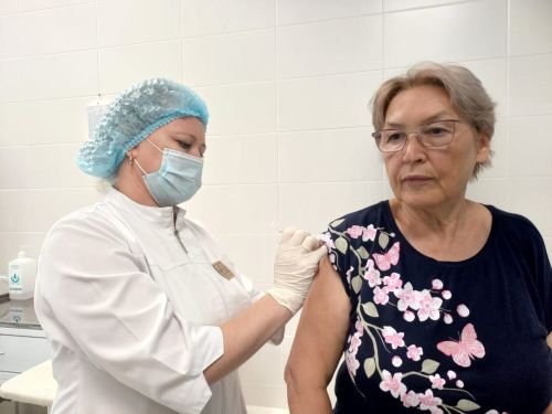 Районда гриппка каршы вакцинацияләү кампаниясе бара