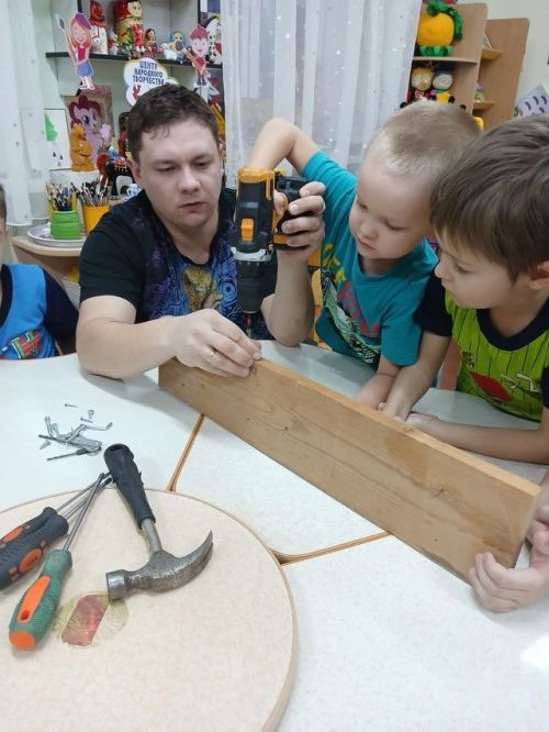 В детском саду №5 успешно реализуется проект «Секреты домашнего мастерства»