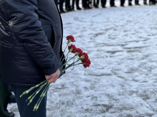 В Агрызе возложили цветы к Вечному огню в День Героев Отечества