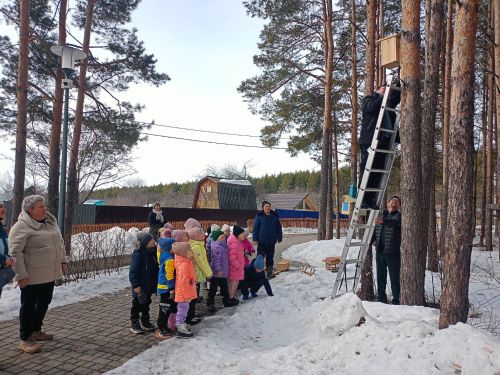 Воспитанники детского сада №5 приняли участие в акции «Пробуди природу от зимней спячки»