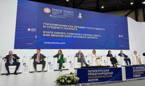 Альфия Когогина на ПМЭФ предложила использовать ключевые промпарки для ускорения развития предпринимательства