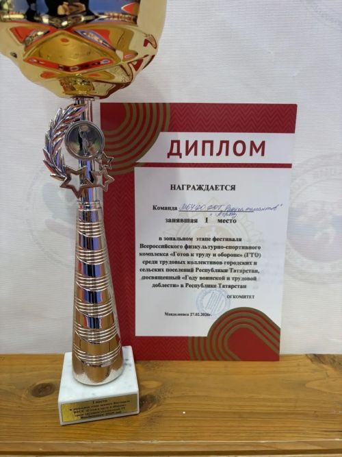 Команда из Агрызского района стала победителем зонального этапа фестиваля ГТО в Менделеевске