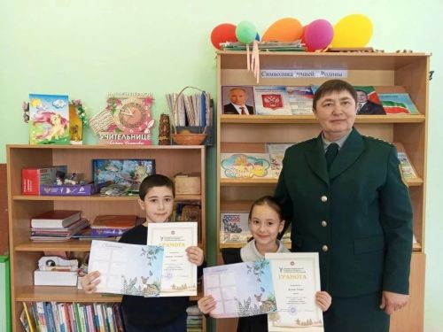 В Терсинской школе состоялся урок экологии от представителя Кичкетанского природного заказника