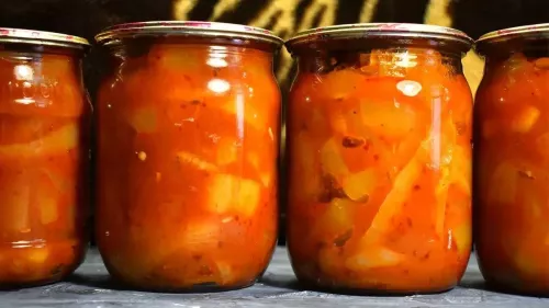 Заготовка на зиму: лечо из кабачков и перца