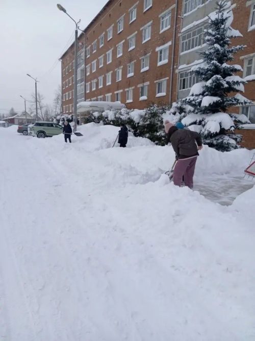 Общегородской субботник борьбы со снегом