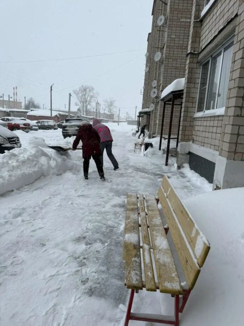 Общегородской субботник борьбы со снегом