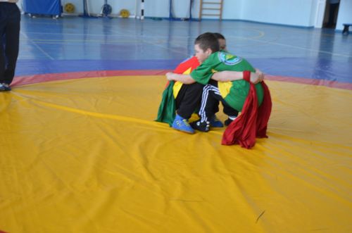 В Агрызе состоялись соревнования по национальной борьбе