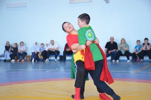 В Агрызе состоялись соревнования по национальной борьбе