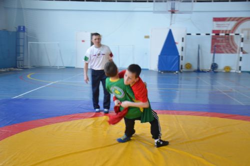 В Агрызе состоялись соревнования по национальной борьбе