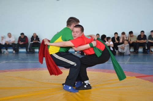 В Агрызе состоялись соревнования по национальной борьбе