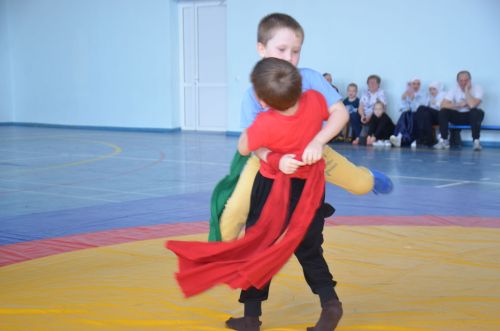 В Агрызе состоялись соревнования по национальной борьбе