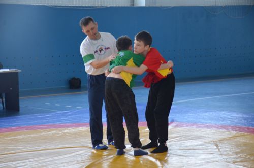 В Агрызе состоялись соревнования по национальной борьбе
