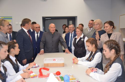 В Агрызе открылась новая гимназия №1 имени Асафа Абдрахманова