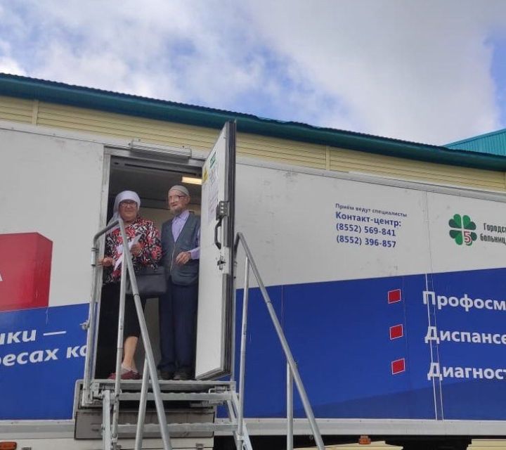 В Агрызском районе работает передвижная поликлиника