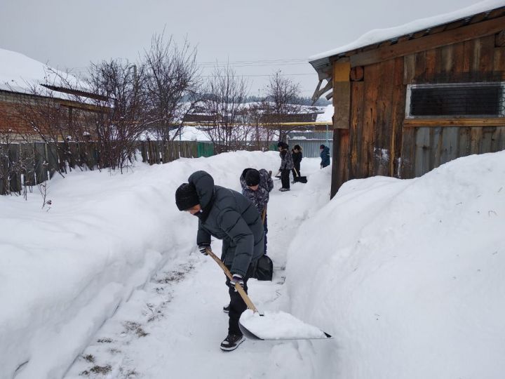 Воспитанники приюта "Ласка" провели акцию "Помощь рядом"