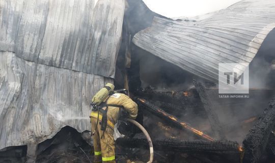 59-летний мужчина погиб в пожаре, который уничтожил дом, сарай и баню