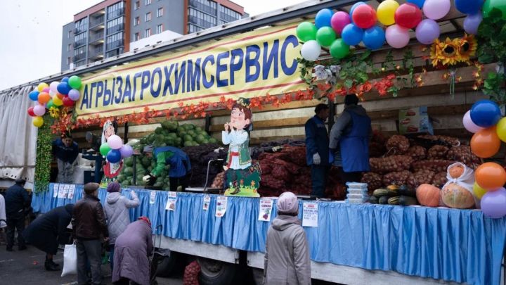 Терсинцы представили жителям Казани более 20 тонн продукции