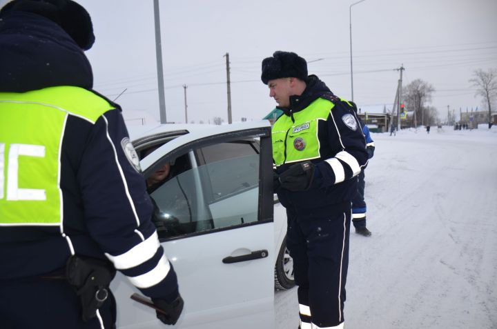 Два экипажа ДПС провели рейд в Агрызском районе