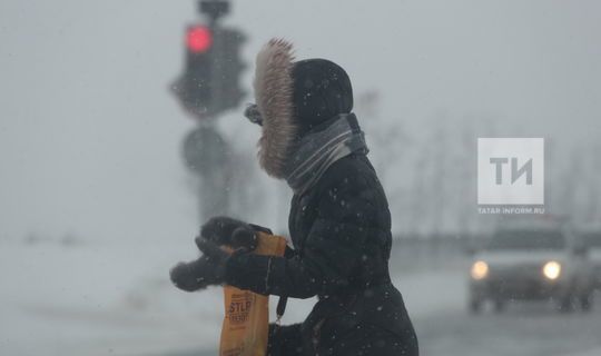 Татарстанлыларны көчле бозлавык, кар һәм буран турында кисәттеләр