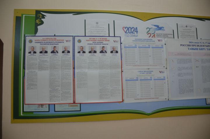 В Агрызском районе открылись участки для голосования на выборах Президента РФ