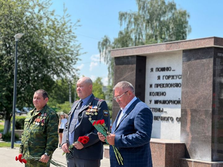 Памятный митинг в честь Дня ветеранов боевых действий состоялся в Агрызе