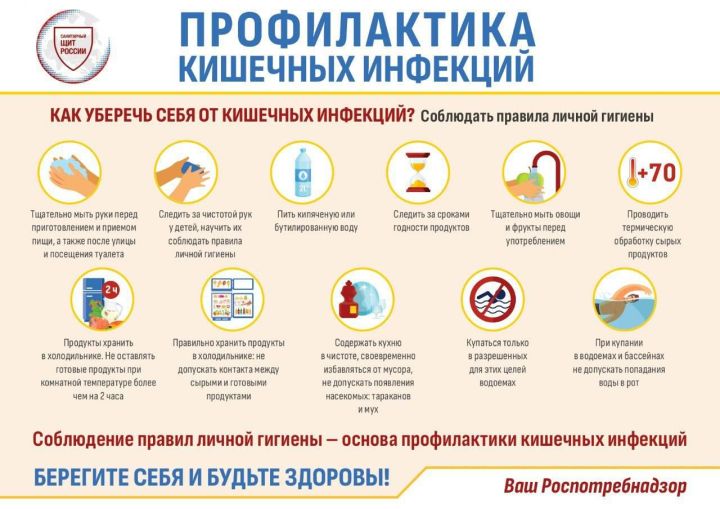 Управление Роспотребнадзора напоминает о профилактике кишечных инфекций