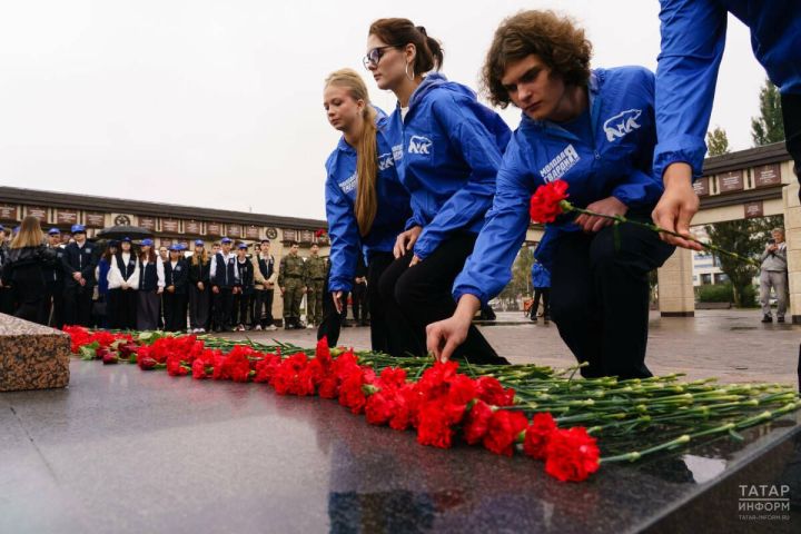 Казанские школьники, студенты и активные граждане объединились в участии антитеррористической акции