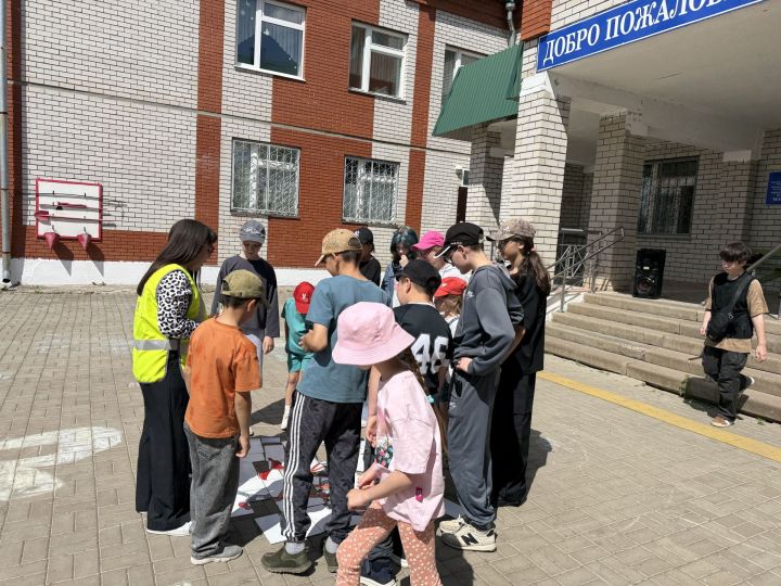 В Терсинской школе прошло мероприятие по правилам дорожного движения