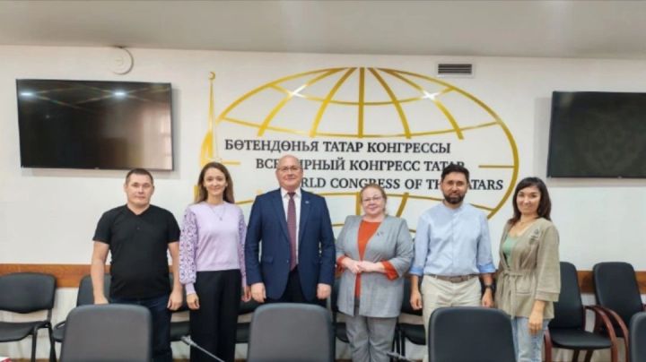 Бөтендөнья татар конгрессы бинасында Татарстан Республикасы Әгерҗе районы якташлар җәмгыятенең җыелышы узды