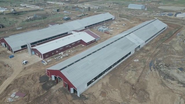 В Сарсак‑Омге строят современный молочный комплекс